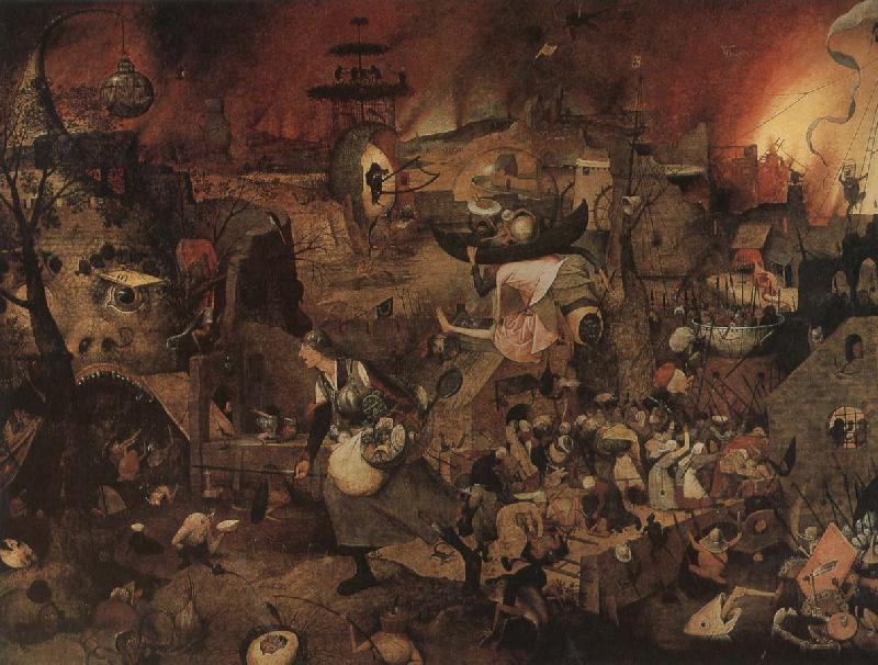 Pieter Bruegel Fried ugly oil painting image